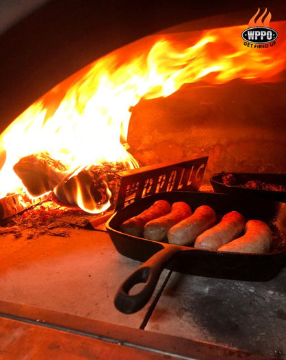 WPPO Karma 55 Commercial Wood-Fired Oven – 304 Stainless Steel, 1,215 Sq In, Holds 5 Pizzas