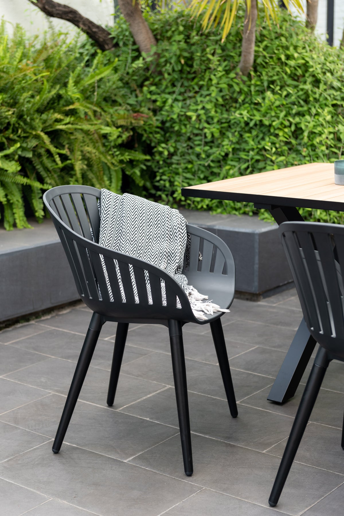 Panama Dark 7-Piece Outdoor Dining Set