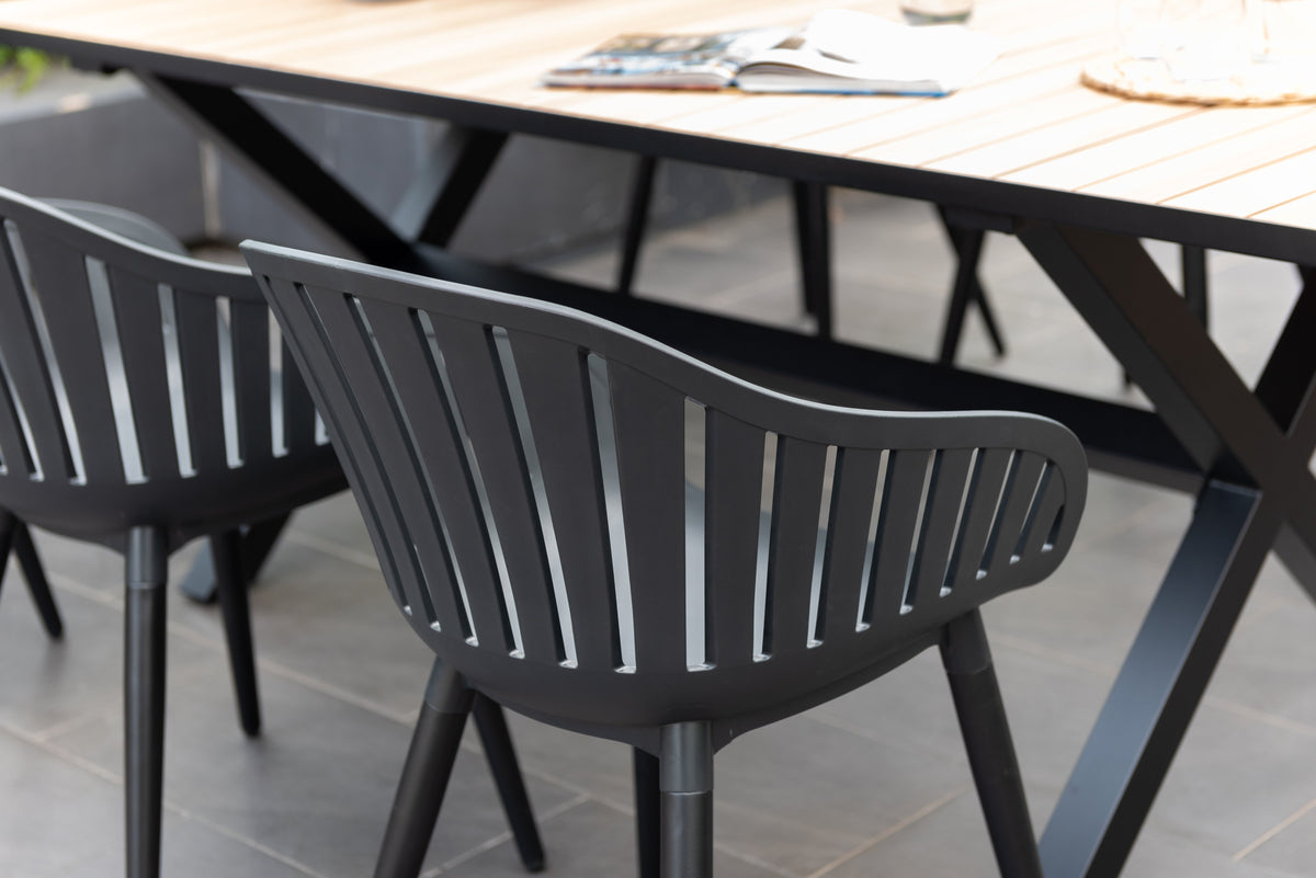 Panama Dark 7-Piece Outdoor Dining Set