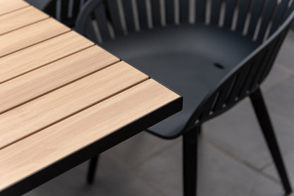 Panama Dark 7-Piece Outdoor Dining Set