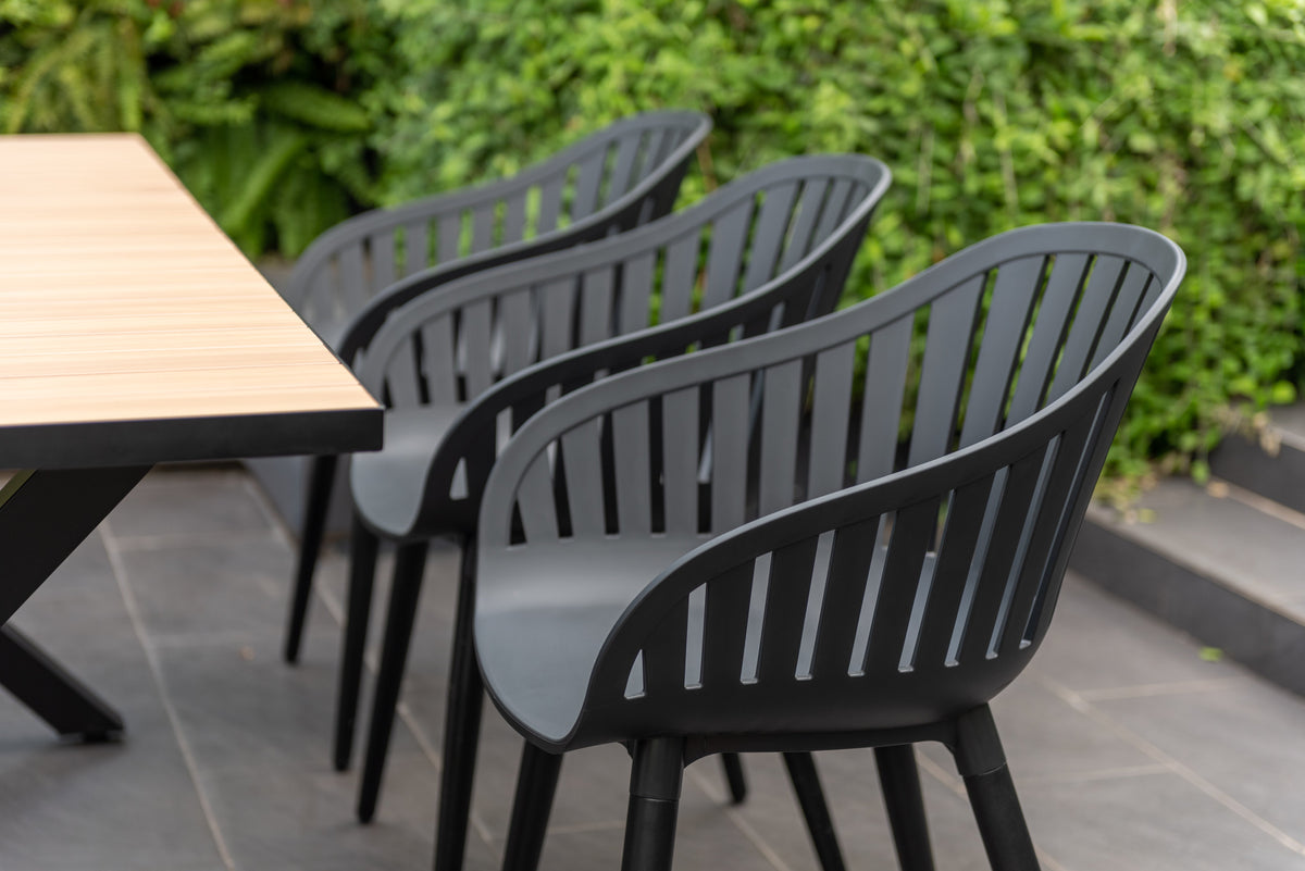 Panama Dark 7-Piece Outdoor Dining Set