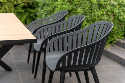 Panama Dark 7-Piece Outdoor Dining Set