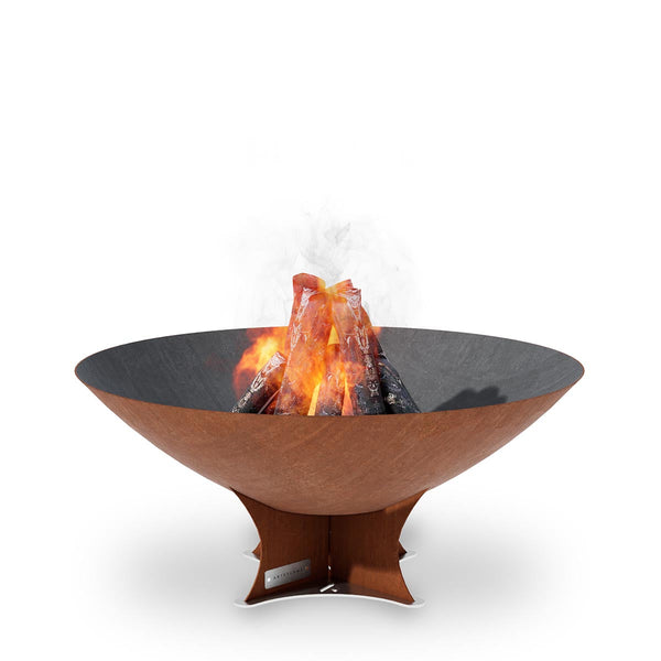 Arteflame Classic 40" Fire Pit – CORTEN Steel Bowl, Multiple Base Options, Made in USA